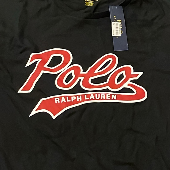 Polo Ralph Lauren Script T Shirt new black Men’s Size XL - Picture 2 of 7